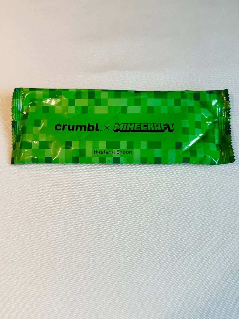 Crumbl x Minecraft Mystery Spoon Sealed Limited Edition Collectible 1 of 4